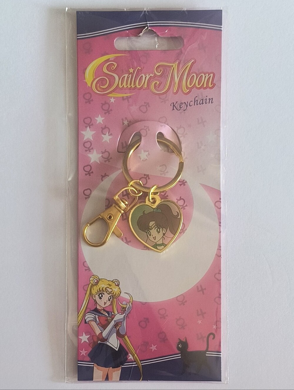 Sailor Moon Sailor Jupiter Heart Charm Keychain